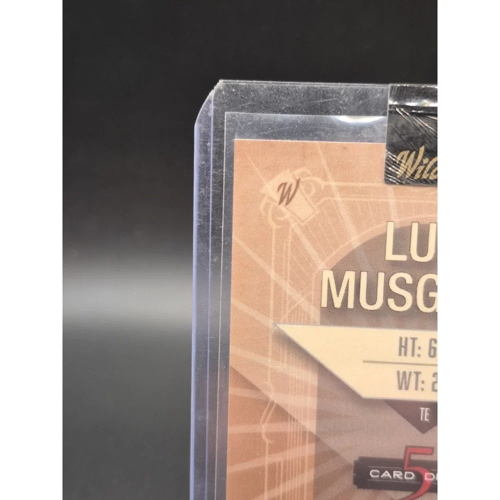 2023 Wild Card Luke Musgrave 5CDCL-67 5 Card Draw Orange Holo Foil Auto 2/5